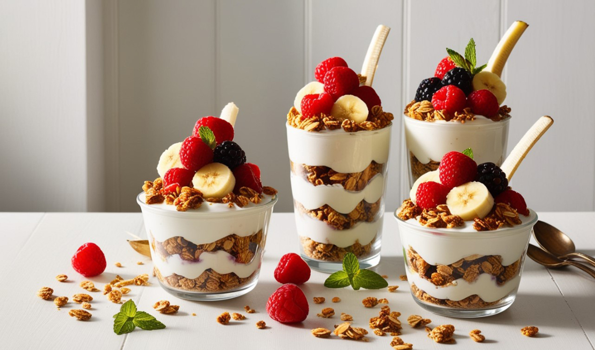 Granola and Yogurt Parfaits